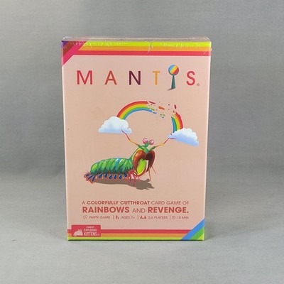 MANTIS - A Colorfully Cutthroat Card Game of Rainbows and Revenge NEW-SEALED