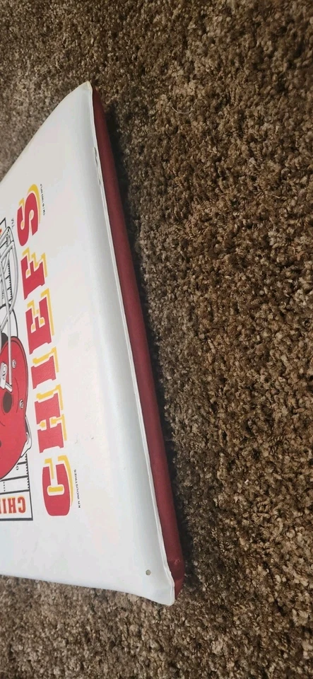 Cojín de asiento vintage de los Kansas City Chiefs 1993 1990 Travis Kelce Foto 4 de 4