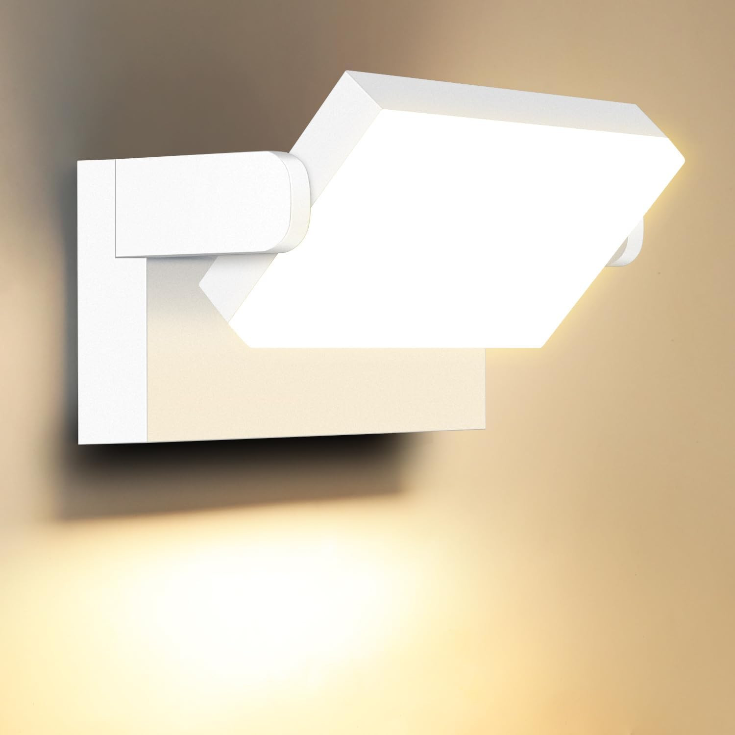 Applique Parete Esterno LED 60W 360° Moderno IP65 Lampada Regolabile