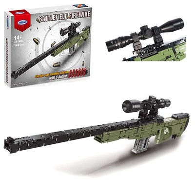 AWM Scharfschützengewehr Klemmbausteine 1491 Teile 103cm Modell XB-24002 Set