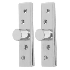  2 Pcs Hidden Door Stainless Steel Hinge Centre Shaft Pivot System