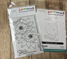 Simon Says Stamp-Alex Syberia Stamptember 2025 Beautiful Soul Stamp/Die Set-New