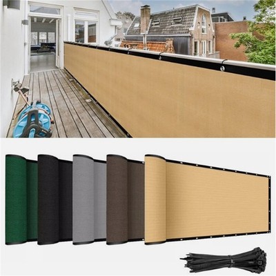 Privacy Fence Screen Garden Yard Windscreen Mesh Shade Cover 3, 4, 5,6,8 FT Tall