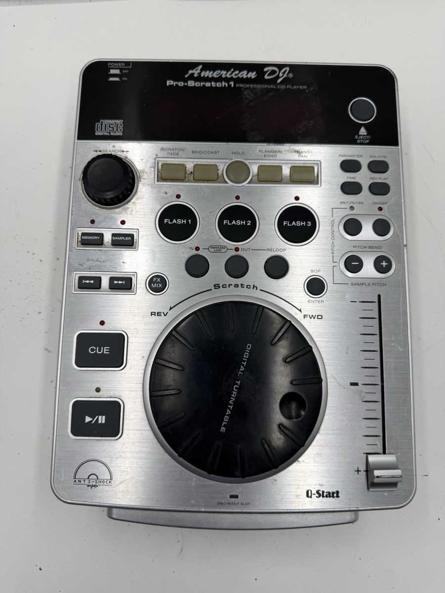 American DJ Pro-Scratch 1 Professional CD Player | eBay