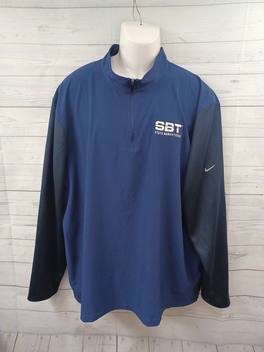 SACAI X NIKE Nike Giacca Uomo SBT State Bank Of Texas Henley Blu Nero XXL