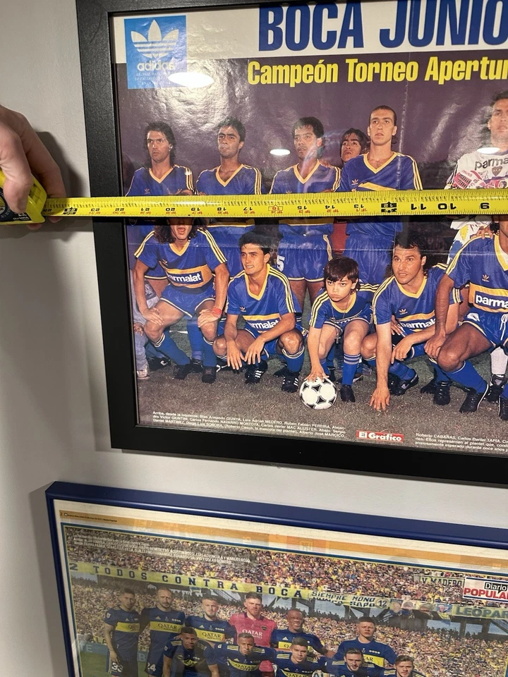 博卡青少年 Campeon Torneo Apertura 1992 带框海报 18 X 23 — 第 4/4 张图片