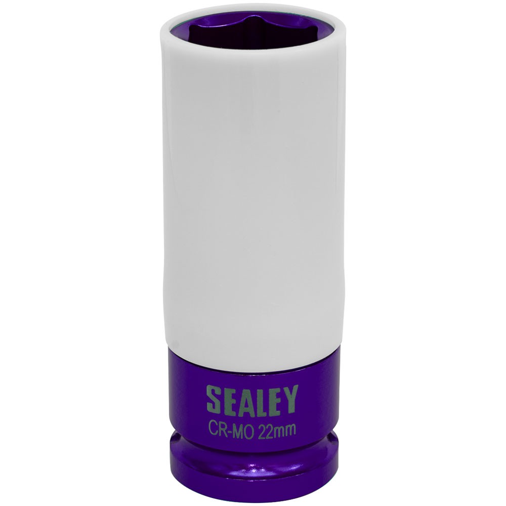 Sealey Alloy Wheel Impact Socket 22mm 1/2""Sq Drive