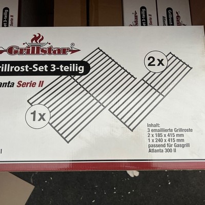 Grillstar Grillrost Set 3 teilig für Atlanta 300 Serie II Neu OVP
