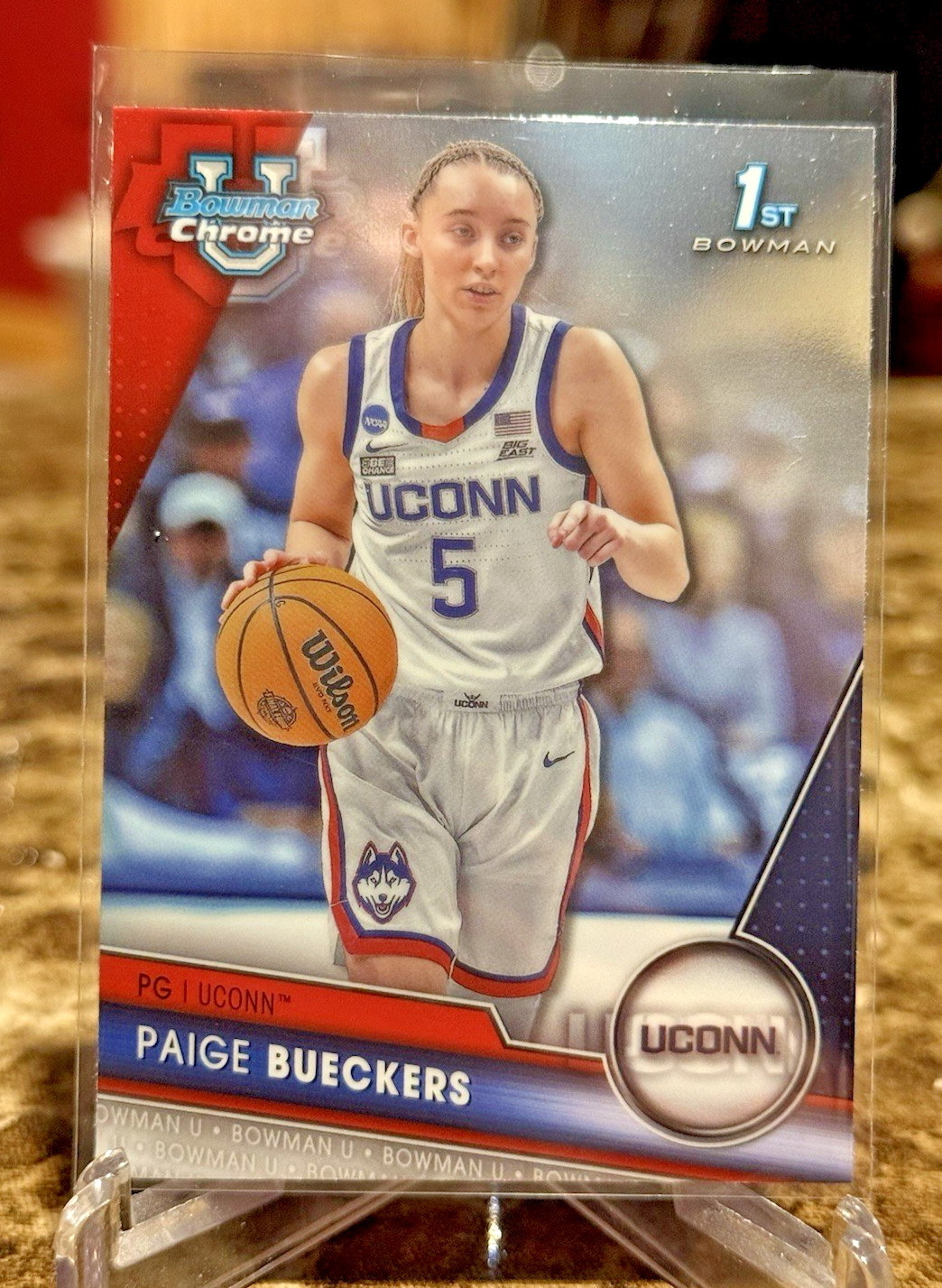 2023-24 Bowman University Chrome Paige Bueckers Base 1st