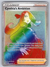 Cynthia's Ambition 178/172 Holo Rainbow Rare Brilliant Stars Pokemon Near Mint on eBay