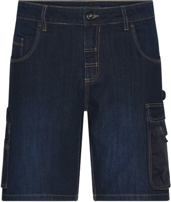 Workwear Stretch-Bermuda-Jeans Kurze Jeans-Hose mit vielen D | JN871