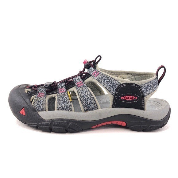 Sandali da trekking impermeabili Keen Newport donna taglia 7 5 euro 38 nero rosa brillante