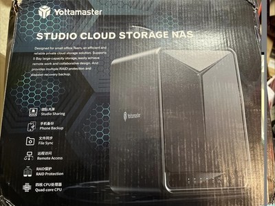 Yottamaster NAS Storage Server RAM Home Network Storage 5 Bay Raid - No Drives