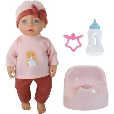 Amia Trink- und Näßpuppe ''Rosy'' 40 cm, mit Zubehör