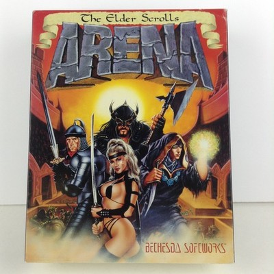 The Elder Scrolls: Arena Vtg 1993 Bethesda Softworks Big Box PC Game Complete