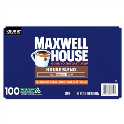 Maxwell House, House Blend Medium Roast Coffee Keurig K-Cups (100 ct.) BEST DEAL