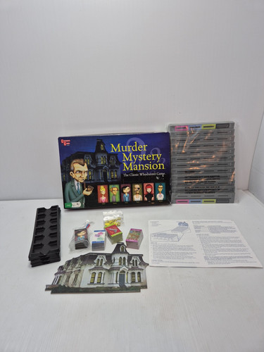 MURDER MYSTERY MANSION CLASSIC WHODUNNIT GAME COMPLETE - Picture 1 of 7