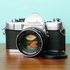 Minolta SR-1 55mm f1.8 Auto ROKKOR-PF Film Camera Used From Japan