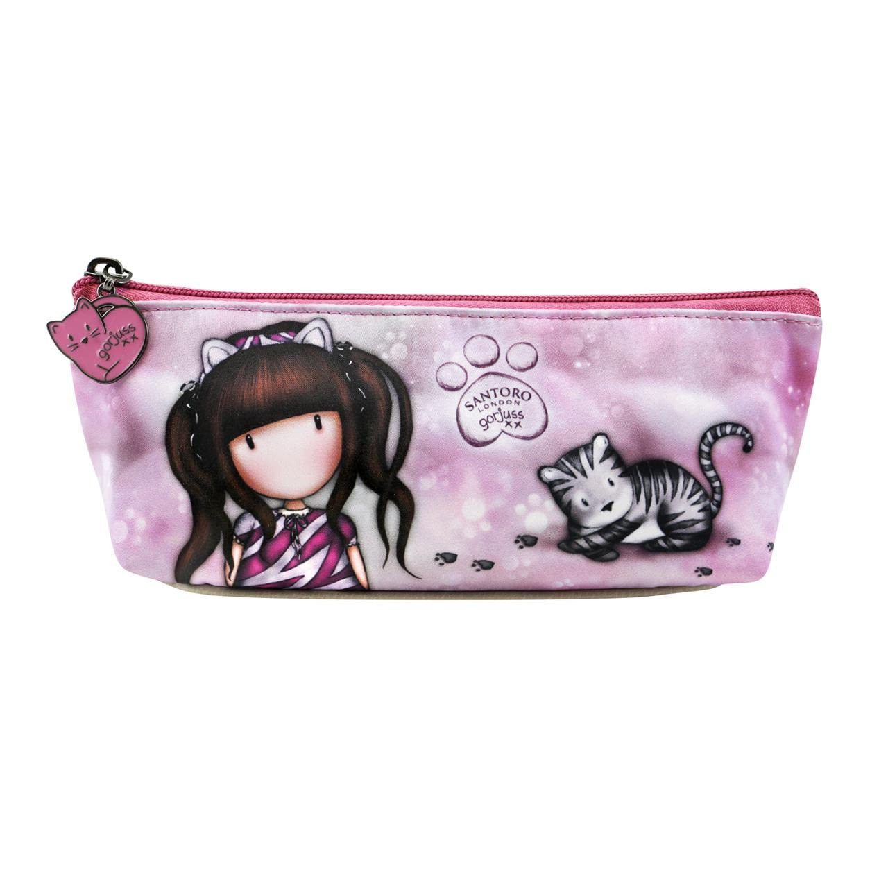 SAFTA Unisex Kid's 1113GJ07 Gorjuss Accessory Case Ruby Wild, Multicoloured, Nor