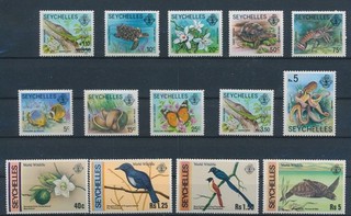 LS99124 Seychelles animali fauna flora natura fine lotto MNH