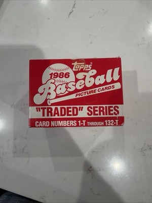 1986 TOPPS TRADED BASEBALL FACTORY SEALED SET BARRY BONDS BO JACKSON MLB