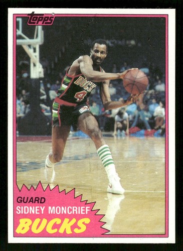 Sidney Moncrief #99 1981 Topps card