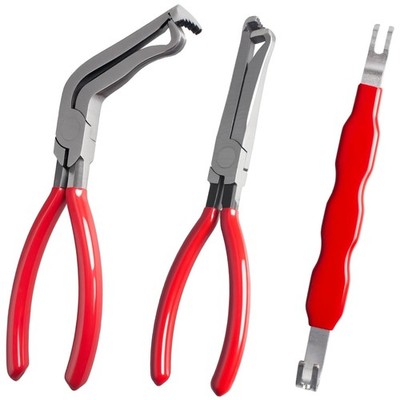 Professional Automotive Electrical Disconnect Pliers - 3 PCS with Dual Styles