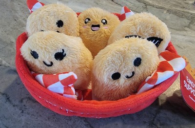 Chicken Nuggets Emotional Support Plushies Stuffed - Plush Nuggets