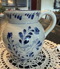 Stoneware Rooster Small Pitcher 5.5” x 4”