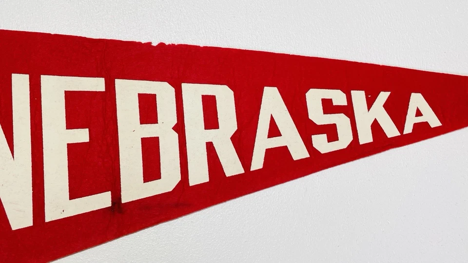 1970 National Champions University of Nebraska Cornhuskers Football Felt Pennant - Image 4 of 4