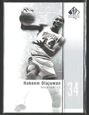 2011-12 SP Authentic #12 Hakeem Olajuwon Houston Cougars