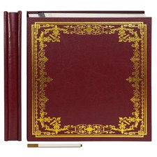 Large Self-Adhesive Album Artificial Leather Cover Scrapbook Album 10.63"x11....