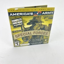America's Army SPECIAL FORCES Computer Game PC Developed By U.S. Army Complete