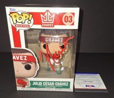 Julio Cesar Chavez Signed Autographed Funko PSA COA