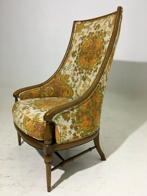 Original Tomlinson Pavane Line Tall Back Lounge Chair Mid 20th