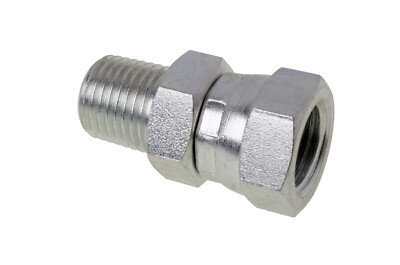 #ad Carbon Steel Swivel Adaptors for Pressure Gauges 1 8quot; 1 4quot; 1 2quot; BSP 400 bar GBP 17.58