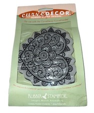 New Rubber Stampede Stamps Curve Decor Stamping Art Lace Heart