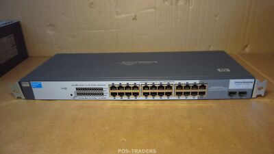 HP J9078A 1400-24G Fanless ProCurve Gigabit Switch 24-Port + 2x SFP  BENT CORNER
