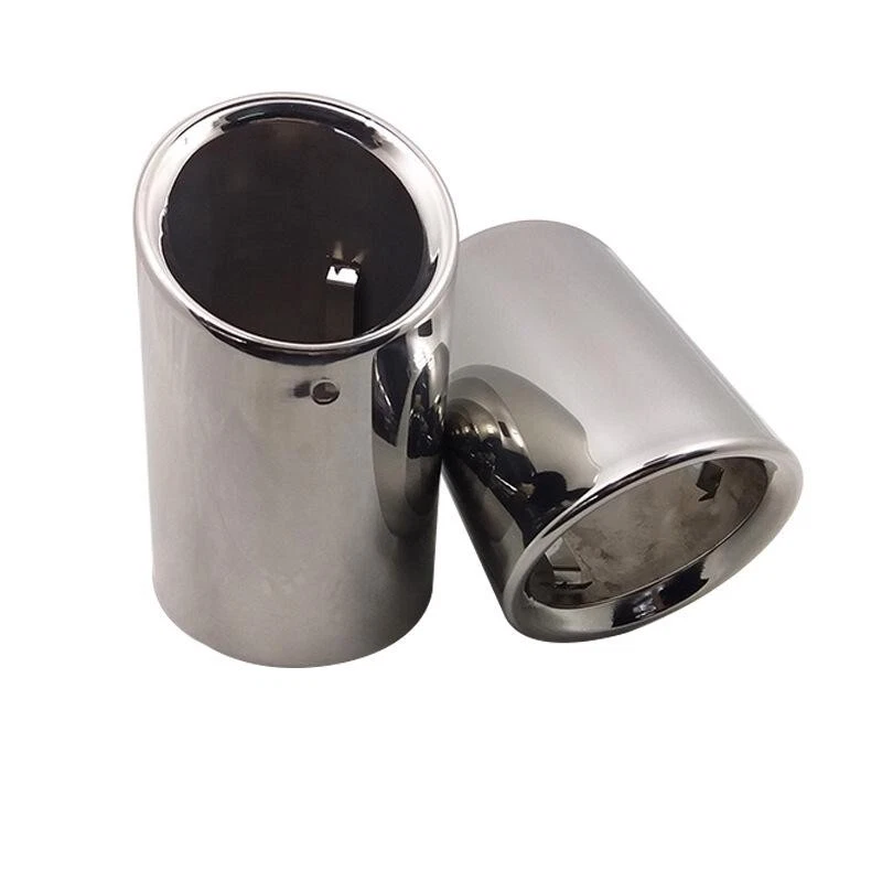 Tubo de escape silenciador punta escape trasero coche para Volvo V40 2013-2019 acero 2 piezas Foto 4 de 4