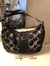 COACH H1280-20428 Hobo Zip Shoulder Purse Bag 