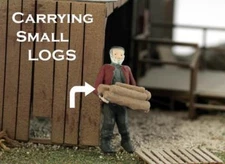 Logger Lugging LOGS O Scale Working Figures Finished O Scale Character