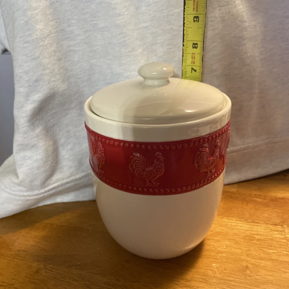 Essential Home Red Roster Canister With Lid - Изображение 2 из 4