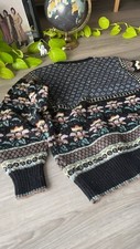 80s-90s Vintage Knit Abstract Sweater
