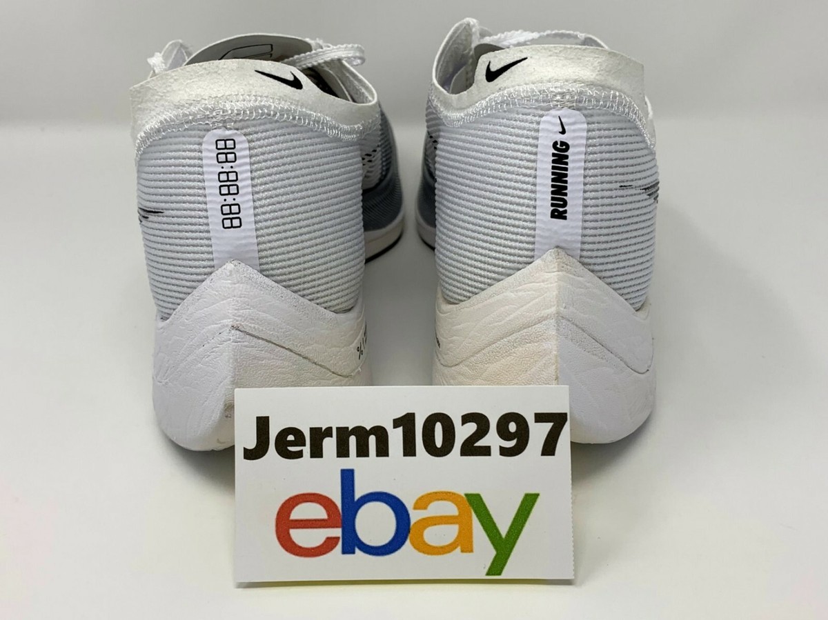 New Men's Nike ZoomX Vaporfly Next% 2 White Silver Running