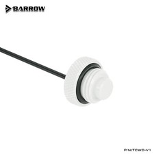 Barrow G1/4" 10k Temperature Sensor Stop Fitting Plug , White , TCWD-V1