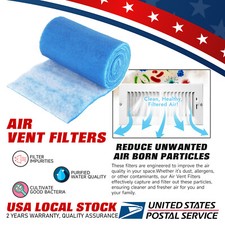 12"x12' Bule  White Bonded Aquarium Media Pad, Cut To Fit Any aquarium Filter
