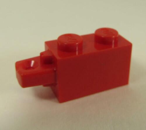 vi renæssance intelligens 30541 LEGO Parts~(2) Hinge Brick 1x2 Locking w Finger On End Horizontal RED  | eBay
