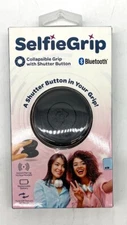 Bluetooth Selfie Grip Shutter Button for Cell Phone Instant Pairing Collapsible