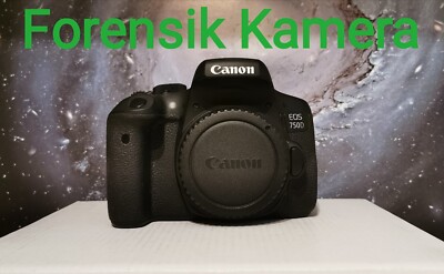 Canon EOS 750Df Forensik Kamera 2 Jahre Gewährleistung Bauforensik Medizinische