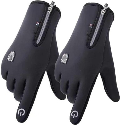 Unisex Touchscreen Winddichte Handschuhe Sport Arbeit Laufen M L Neu